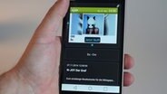 Handy zeigt Informationen zum Programm von N-JOY via DAB+  