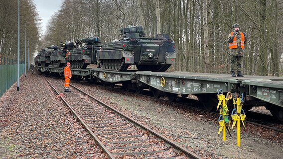 Panzerverladung © NDR Foto: Christoph Kümmritz