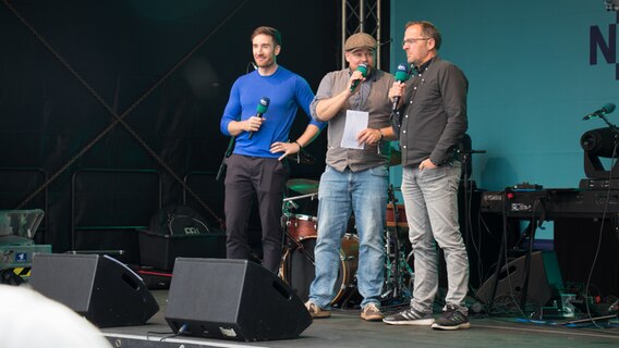 Die drei Stefans: Stefan Leyh, Stefan Kuna, Stefan Kreibohm  Foto: Jan Baumgart