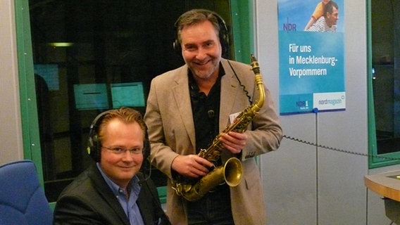 Moderieren die Sendung "Jazztime": Joachim Böskens und Andreas Pasternack  