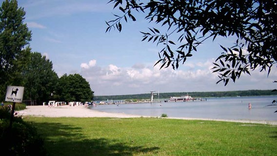 Hundestrand an der Badestelle Klink © Susanne Fassunge 