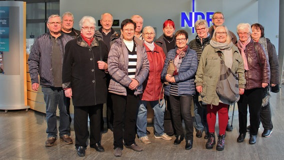 Funkhausführung vom 13. November: Mitglieder des Senioren- und Freizeitclubs Zapel © ndr.de Foto: ndr.de