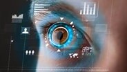 Close-Up eines Auges mit optischen Linien und Messpunkten © Fotolia Foto: ra2 studio