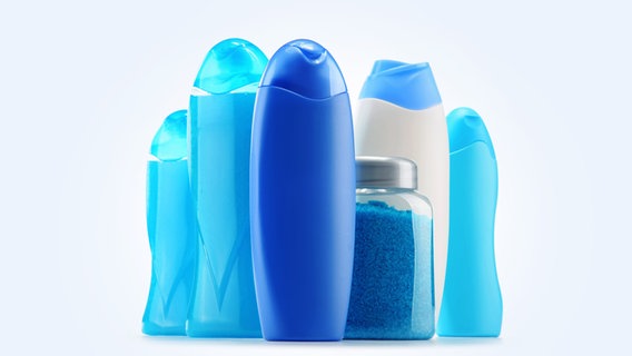 Kunststoff-Flaschen von Körperpflege und Beauty-Produkte © picture alliance / Panther Media Foto: Z Jan