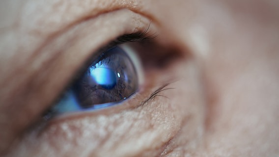 Nahaufnahme des Auges eines älteren Menschens © fotolia.com Foto: Arman Zhenikeyev