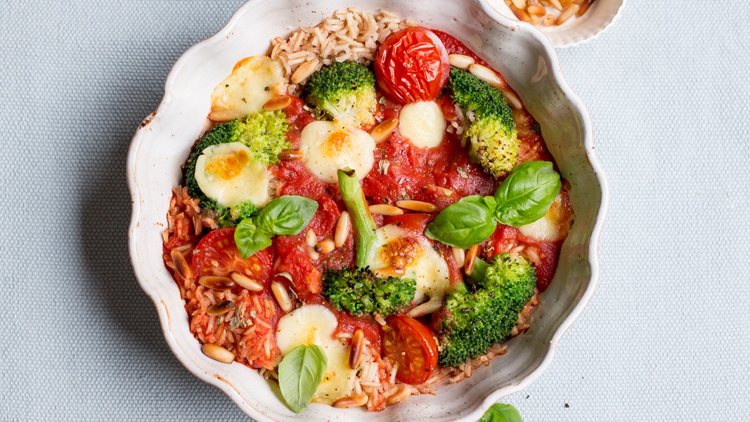 Brokkoli-Reis-Gratin all’italiana | NDR.de - Ratgeber - Kochen - Rezepte