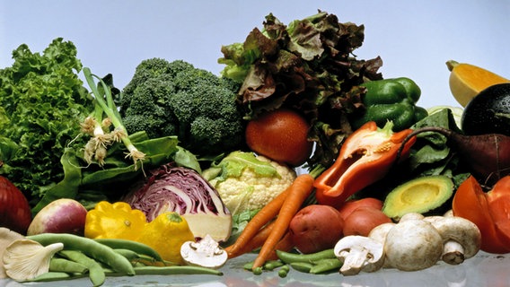 Verschiedene frische Gemüse © PhotoDisc 