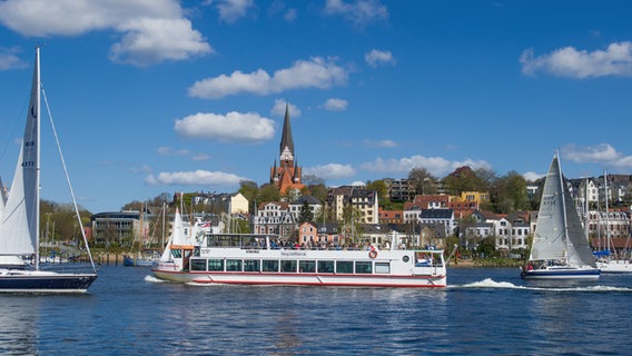 Schiffe auf der Förde bei Flensburg © TAFF / Benjamin Nolte 