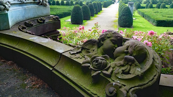 Blick auf den Hamburger Gedächtnisfriedhof in Hamburg-Ohlsdorf © NDR Foto: Irene Altenmüller