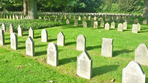 Soldatengräber auf dem Ohlsdorfer Friedhof © NDR Foto: Irene Altenmüller