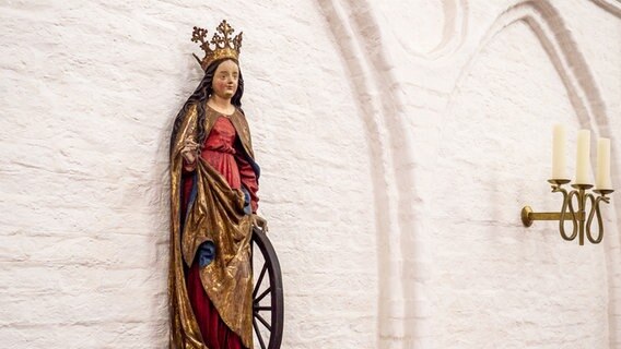 St. Katharinen:  Heilige Katharina von Alexandrien. © NDR Foto: Anja Deuble