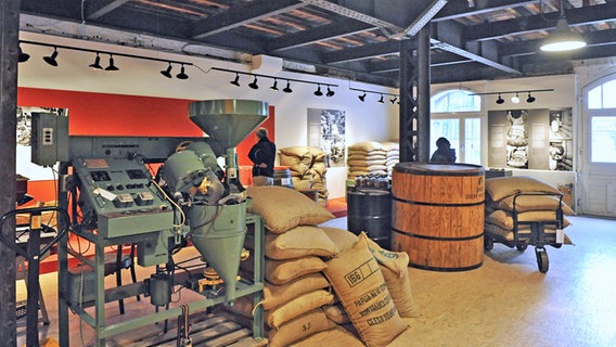 Kaffeesortier-Maschine im Speicherstadtmuseum Hamburg. © Elbe & Flut, Thomas Hampel 
