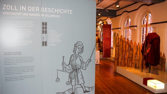 Dauerausstellung zur Geschichte des Zolls im Zollmuseum in Hamburg. © NDR Foto: Irene Altenmüller