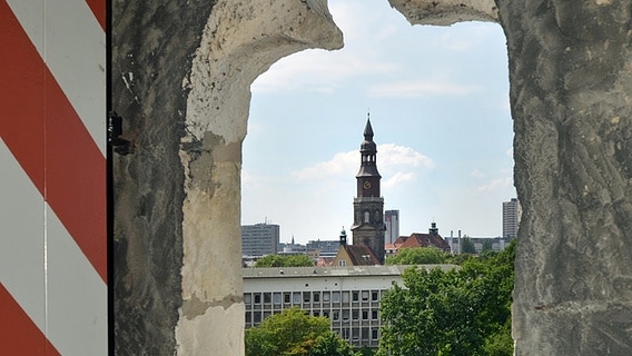 Blick aus dem Beginenturm des Historischen Museums Hannover. © Historisches Museum Hannover 