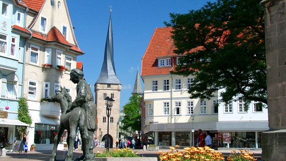 Altstadt von Duderstadt mit Westerturm © Stadt Duderstadt 