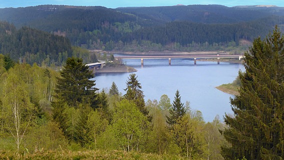 Blick von Schulenberg auf den Okerstausee © NDR Foto: Axel Franz