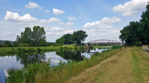 Der Elbe-Lübeck-Kanal bei Lauenburg. © NDR Foto: Kathrin Weber