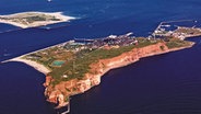 Blick auf die Insel Helgoland aus der Luft. © Helgoline GmbH 
