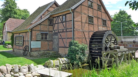 Historical grinding mill in Schwerin.  © Museum Schleifmühle Schwerin 