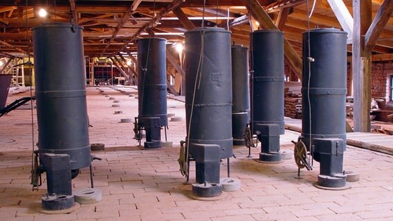 Lüftungssystem über dem Ringofen in der historischen Ziegelei Benzin © Historische Ziegelei Benzin 
