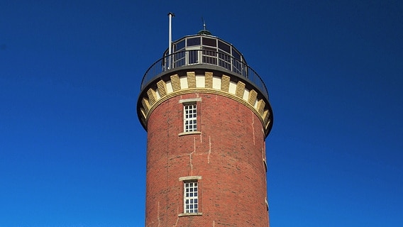 Hamburger Leuchtturm an der Elbmündung in Cuxhaven © imago/blickwinkel 