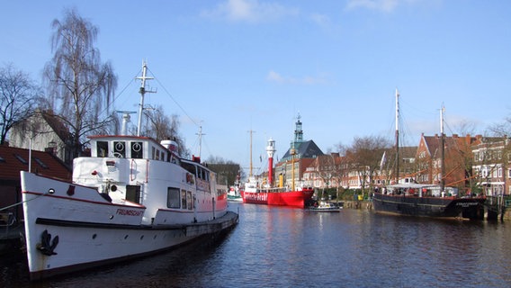 Blick auf das Ratsdelft in Emden. © Ostfriesland Bilddatenbank 