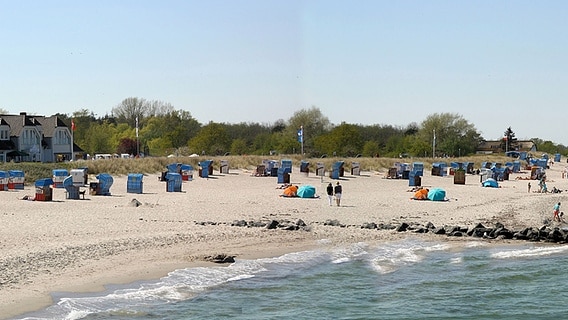 Strand mit Strandkörben in Hohwacht © Hohwachter Bucht Touristik GmbH 