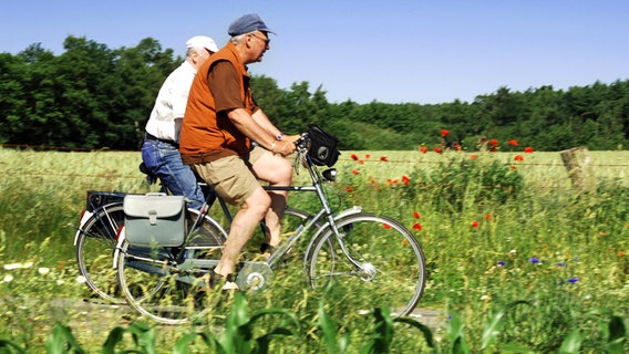 Radfahrer unterwegs im Hasetal. © Hasetal Touristik GmbH 