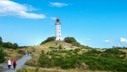 Leuchtturm Dornbusch auf der Ostseeinsel Hiddensee © Picture-Alliance / Chromorange Foto: Karl-Heinz Spremberg