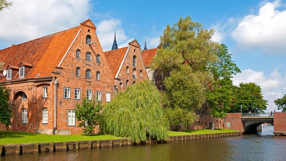 Salzspeicher an der Obertrave in Lübeck © Picture-Alliance/Bildagentur-online 