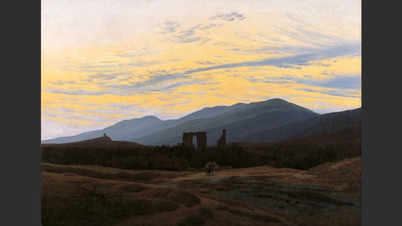 Caspar David Friedrich, Ruine Eldena im Riesengebirge, 1830/1834, Pommersches Landesmuseum, Greifswald © Pommersches Landesmuseum, Greifswald 