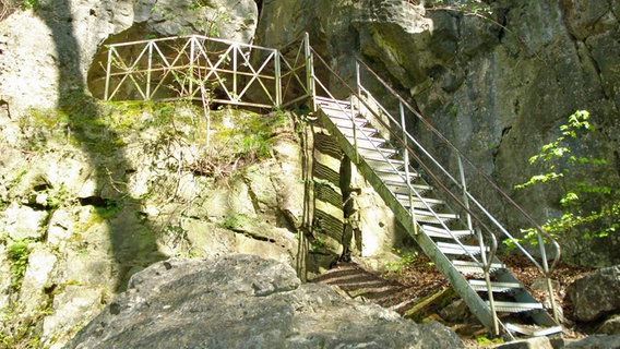 Lippoldshöhle im Glenetal © NDR Foto: Axel Franz