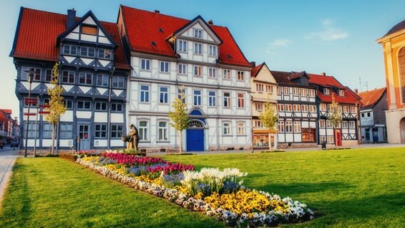 Fachwerkhäuser am Holzmarkt in der Altstadt von Wolfenbüttel. © colourbox Foto: -