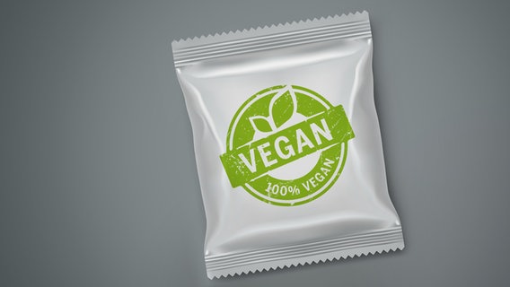 Aufschrift "vegan" auf einer Verpackung. © Fotolia Foto: BQ-Studio_ru Sguukaa