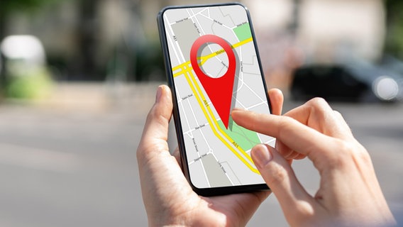 GPS Standort Markierung auf einem Smartphone. © picture alliance / PantherMedia | Andrey Popov Foto: Andrey Popov