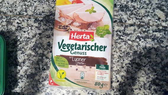 Vegetarische Fleischwurst von Herta © Uwe Leiterer 