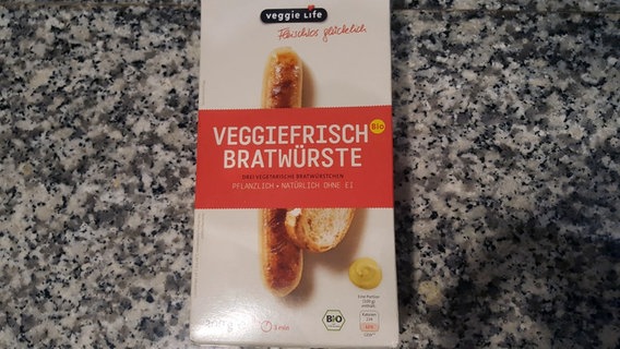 Vegetarische Bratwurst von Veggie Life © Uwe Leiterer 