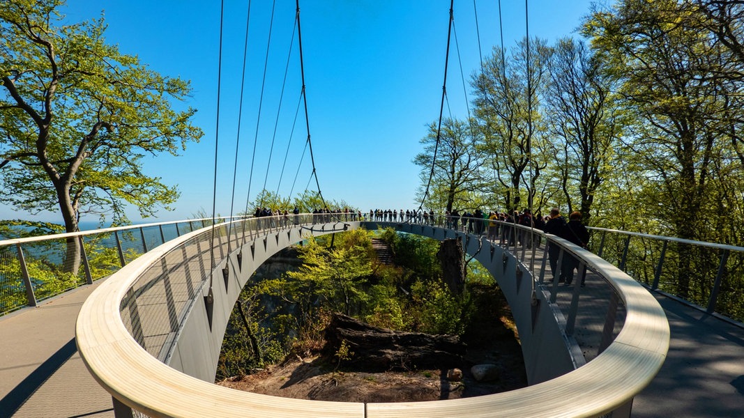 Ein Jahr Skywalk auf Rügen: 560.000 Besucher am Königsstuhl