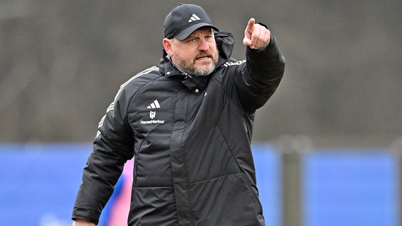 Trainer Steffen Baumgart vom Hamburger SV © Witters 