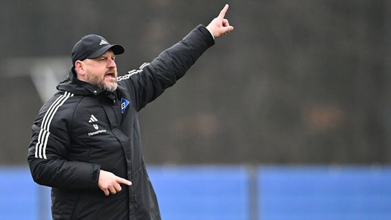 Trainer Steffen Baumgart vom Hamburger SV © Witters 