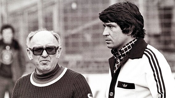 Helmut Kronsbein (l.) und Werner Biskup (Archivbild aus dem Jahr 1978) © imago/Rust Foto: Rust