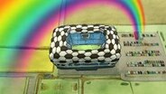 Ein strahlender Regenbogen über dem Stadion des SV Büdelsbüttel  