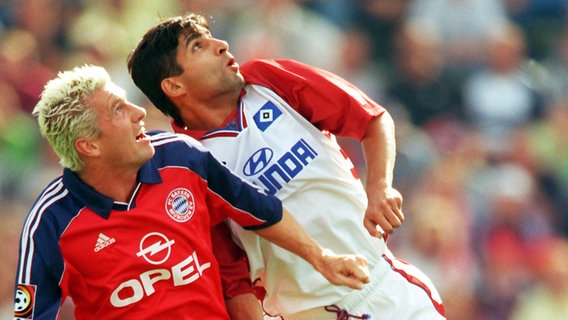 Ex-HSV-Profi Vahid Hashemian (r.) © picture-alliance 