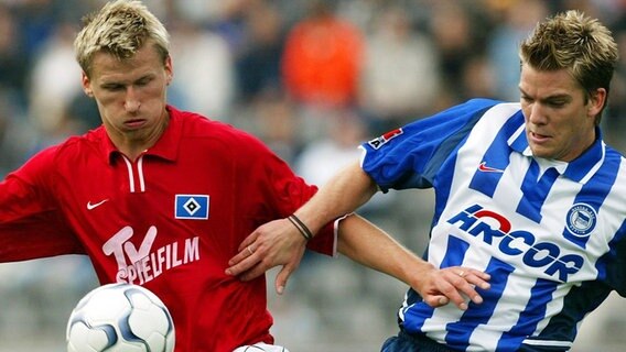 Ex-HSV-Profi Marek Heinz (l.) © picture-alliance 