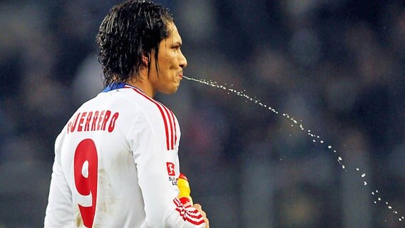 Hamburgs Paolo Guerrero © dpa - Bildfunk Foto: Malte Christians