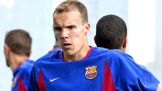 Robert Enke im Trikot des FC Barcelona © picture-alliance 