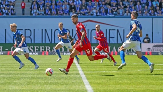 Spielszene Hansa Rostock - Heidenheim © IMAGO/Eibner 