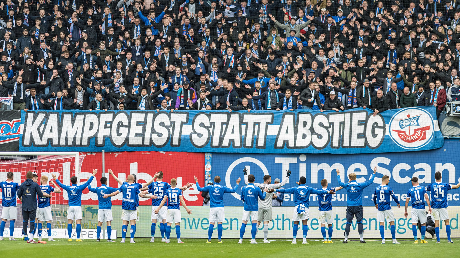 spielstand hansa rostock