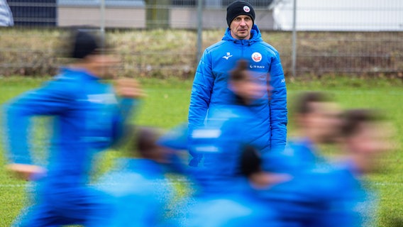 Mersad Selimbegovic, Trainer des FC Hansa Rostock © picture alliance/dpa | Jens Büttner 