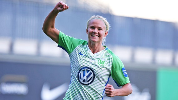 Pernille Harder vom VfL Wolfsburg © imago/regios24 